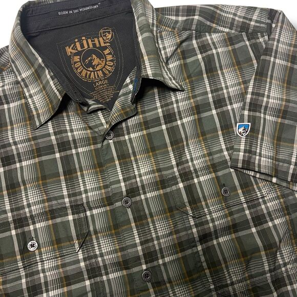 Kuhl Other - Kuhl Eluxur Plaid Button Shirt Mens Large